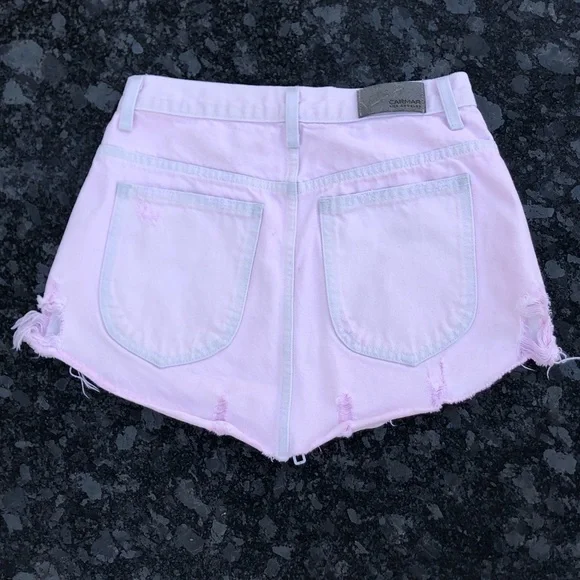 LF Carmar Beatrice Light Pink Distressed Skirt - Picture 7 of 9
